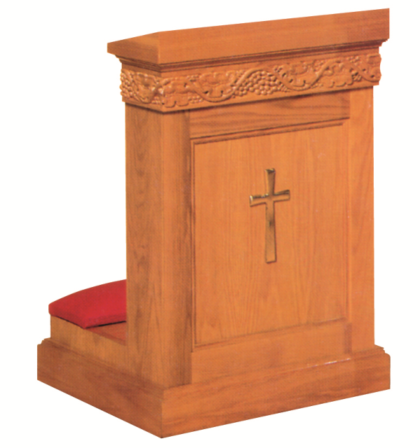 Prie Dieu with Shelf